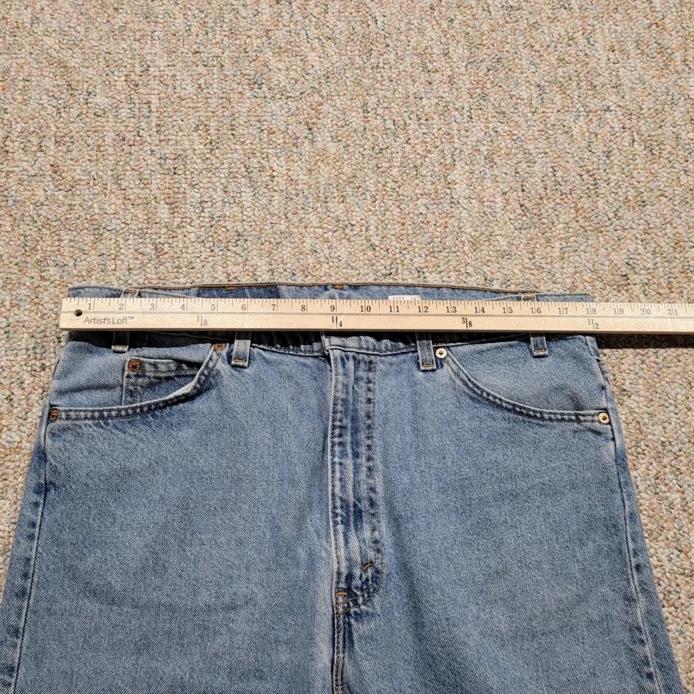 Levi's 505 Shorts Mens 38 Blue Vintage 90s Orange Tab‎ Made in USA Denim Jorts